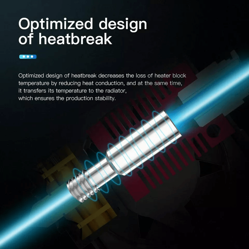3D Printer Hot End Kit Nozzle Extruder Heater For Creality Ender 4