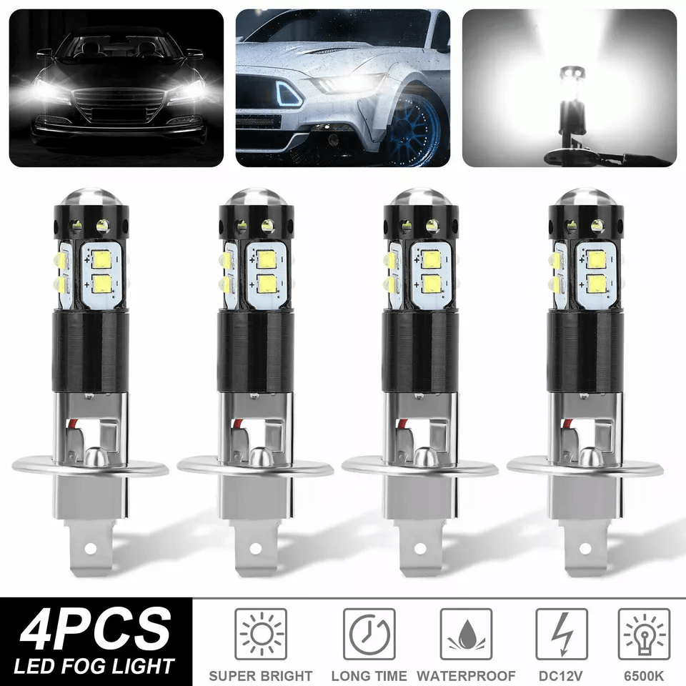 LED Fog Light Bulbs Super Bright 6500K White Driving Lamps