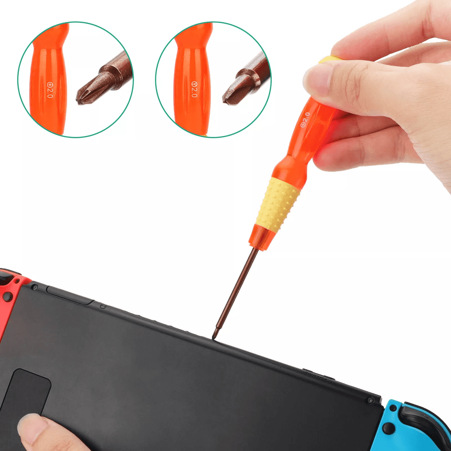 Replacement Game Card Cartridge Reader Slot Repair Tool Kit For Nintendo Switch Headphone Jack Prec 2