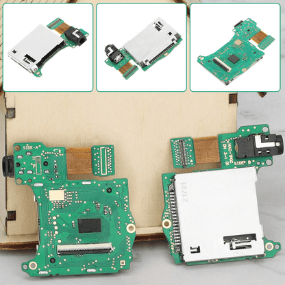 Replacement Game Card Cartridge Reader Slot Repair Tool Kit For Nintendo Switch Headphone Jack Prec 6