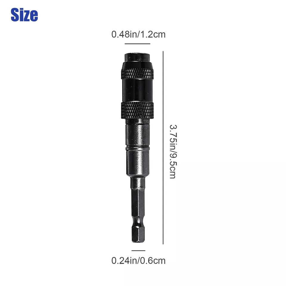 Magnetic Swivel Bit Tip Holder Shank Impact Pivoting Drill Accessory Hex QuickChange Adapter For Co 10