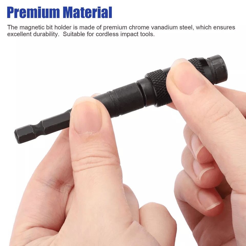 Magnetic Swivel Bit Tip Holder Shank Impact Pivoting Drill Accessory Hex QuickChange Adapter For Co 4