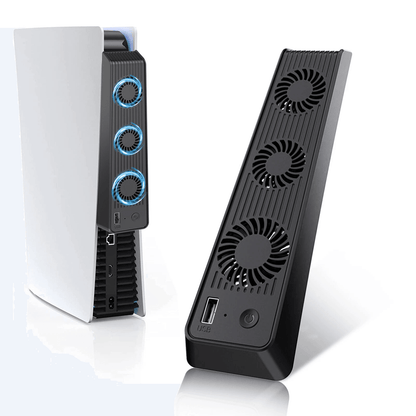 External Cooling Fan Cooler for PS5 Console, USB Powered Game Accessories for PlayStation