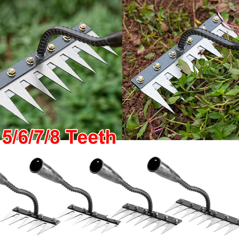 Artifact Farm Tool  Sturdy Iron Gardening Hoe Weeding Rake  Soil Nail For Efficient Soil Loosening 4