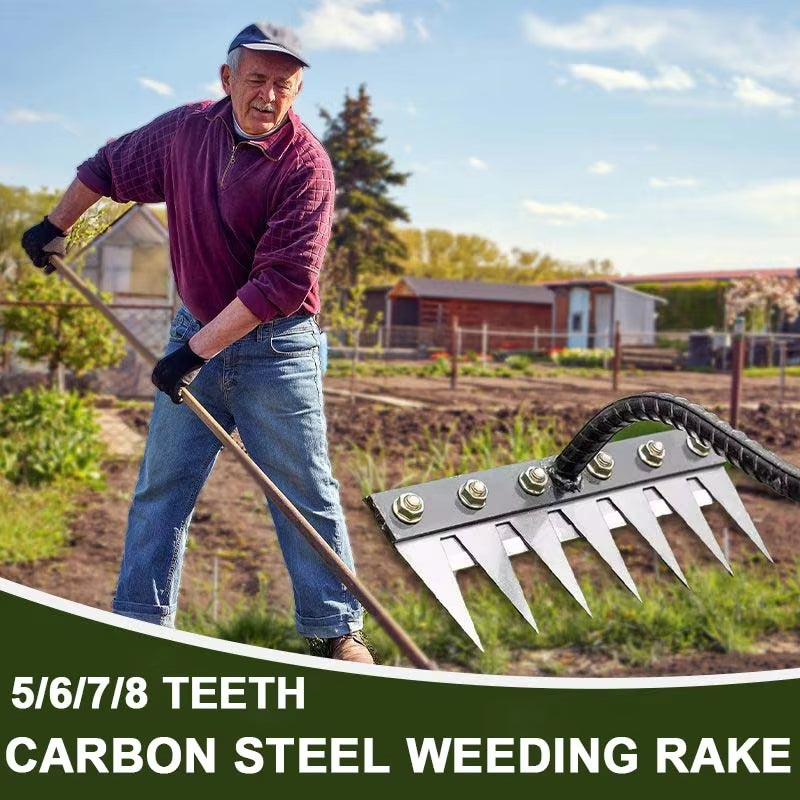 Artifact Farm Tool  Sturdy Iron Gardening Hoe Weeding Rake  Soil Nail For Efficient Soil Loosening 3