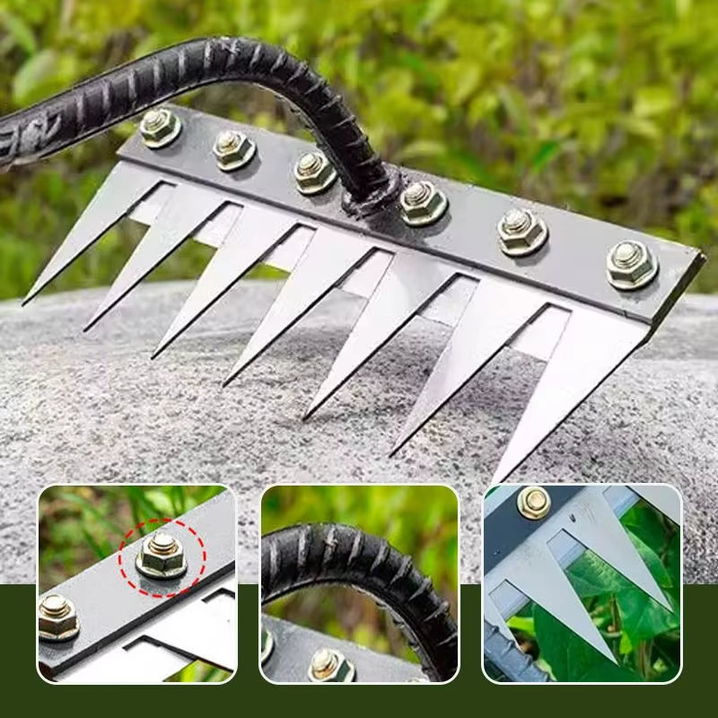 Artifact Farm Tool  Sturdy Iron Gardening Hoe Weeding Rake  Soil Nail For Efficient Soil Loosening 1
