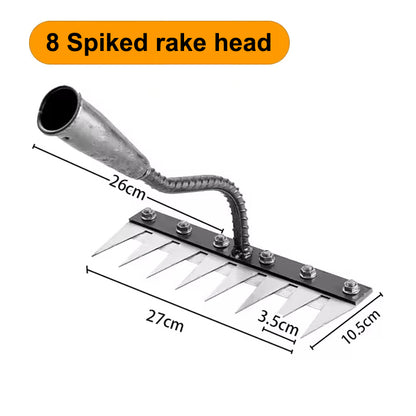 Artifact Farm Tool  Sturdy Iron Gardening Hoe Weeding Rake  Soil Nail For Efficient Soil Loosening 9