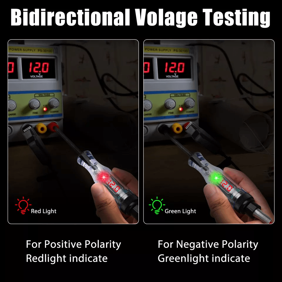 Automotive Digital Voltage Tester Circuit Light For Car  Truck Electrical Diagnostics 4