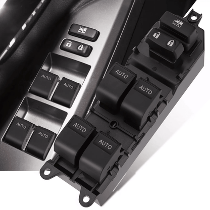 LED Power Window Switch Driver Side Fit For Toyota Tundra, Auto Up Down Function, Durable ABS, OEM Replacement