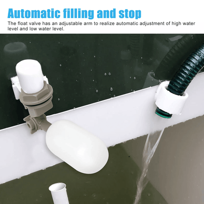 4x Water Float Valve Adjustable Arm 12 Automatic Fill Stop  Plastic Water Filter Float Valve For Ta 5
