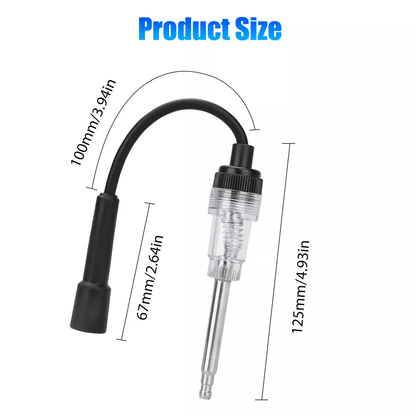 Universal Spark Plug Tester Ignition System Coil Engine Diagnostic Tool For 2  4Stroke Engines 6