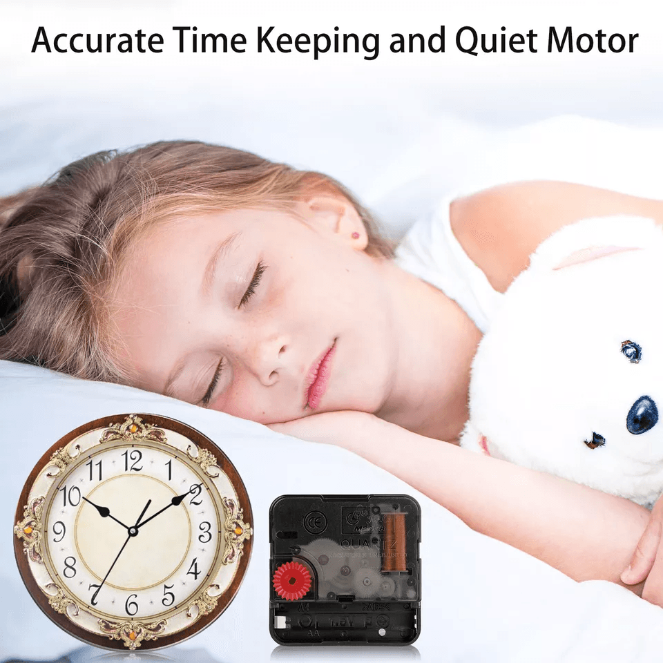Quartz Wall Clock Movement Mechanism With Hands DIY Replacement Repair Kit For Clock Fix 3
