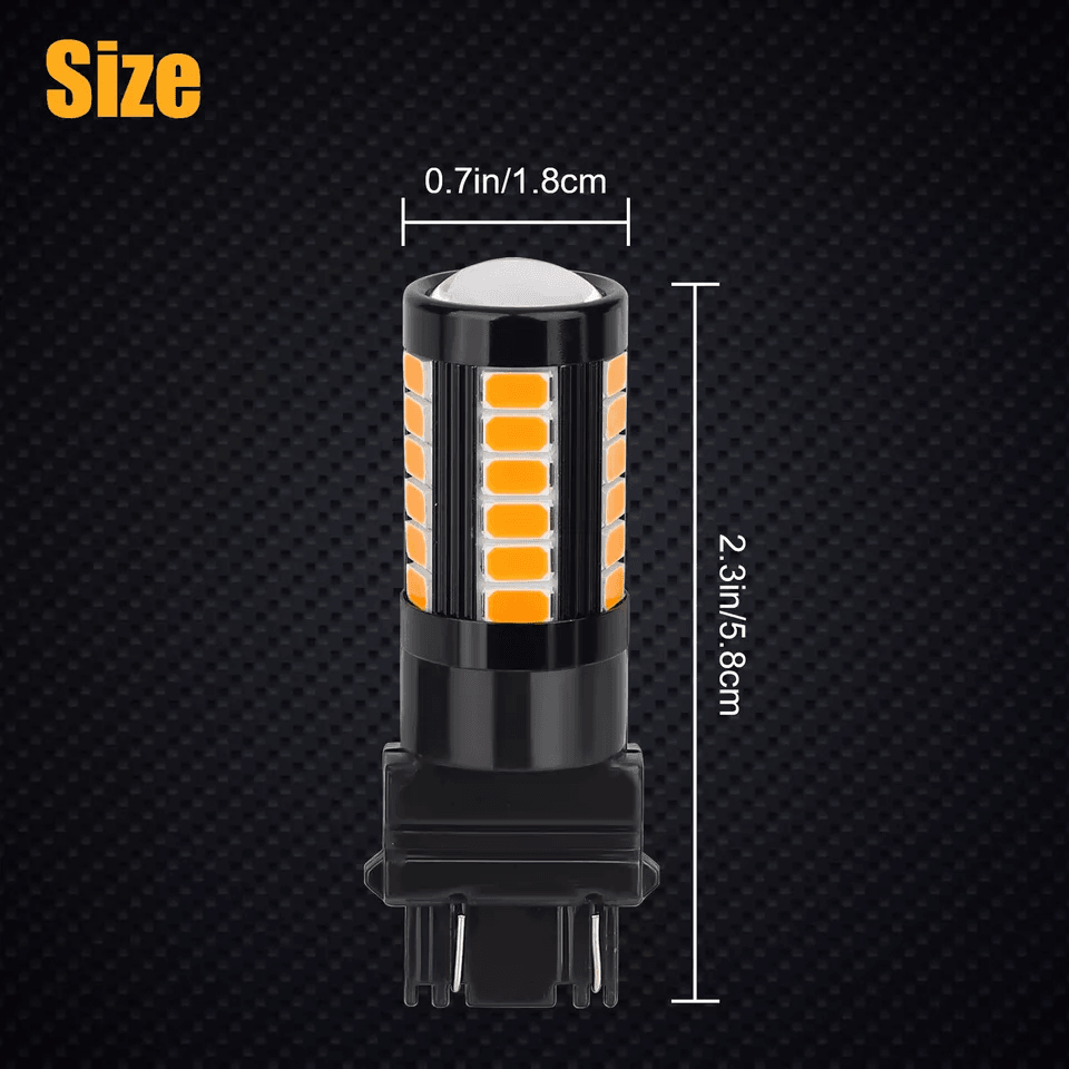 For Ford Super Duty LED Bulbs Amber 33 SMD Turn Signal Light Upgrade 5