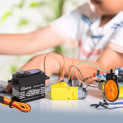 42KG Metal Gear Waterproof Digital Servo High Torque  Speed Brushless Motor For 18 110 RC Car Truck 6