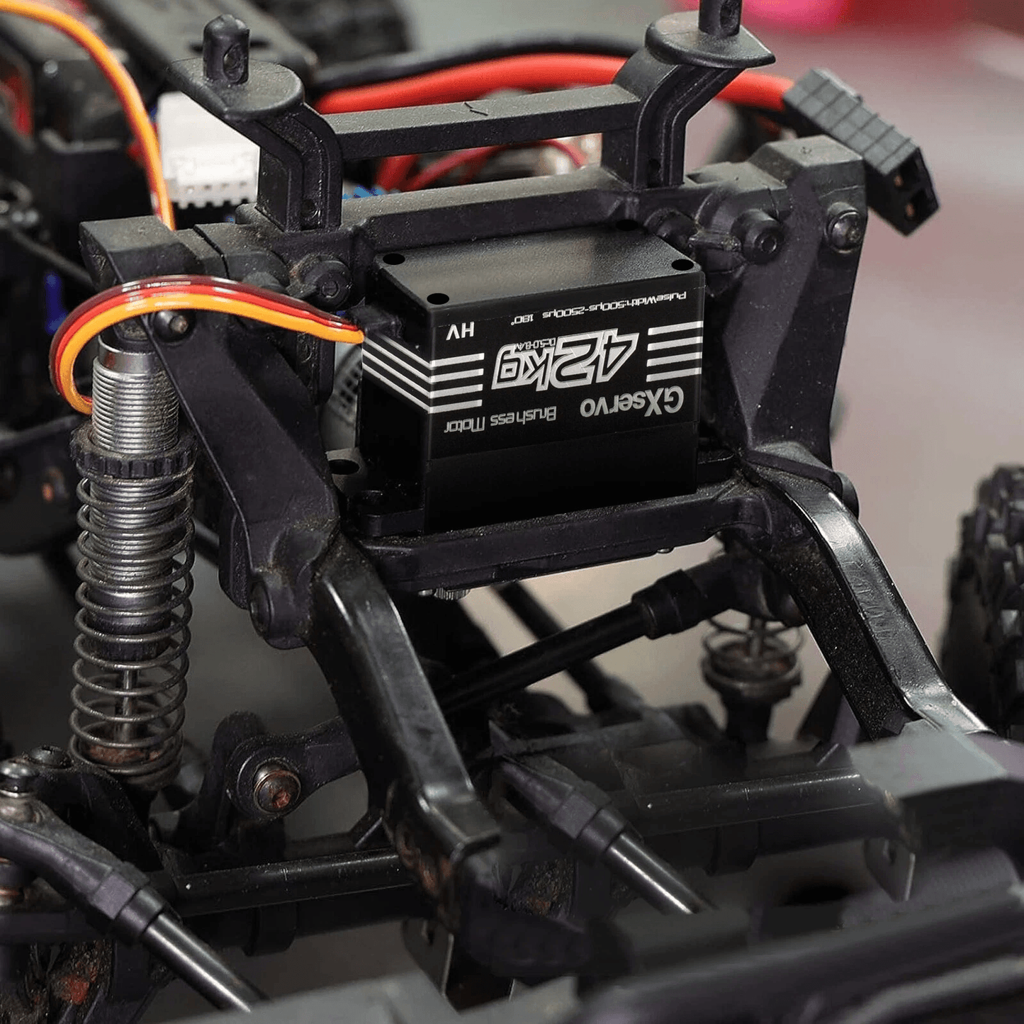 42KG Metal Gear Waterproof Digital Servo High Torque  Speed Brushless Motor For 18 110 RC Car Truck 2
