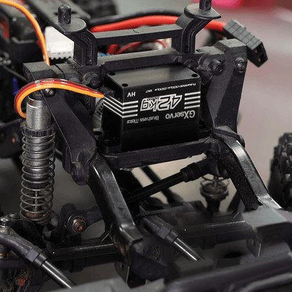 42KG Metal Gear Waterproof Digital Servo High Torque  Speed Brushless Motor For 18 110 RC Car Truck 2