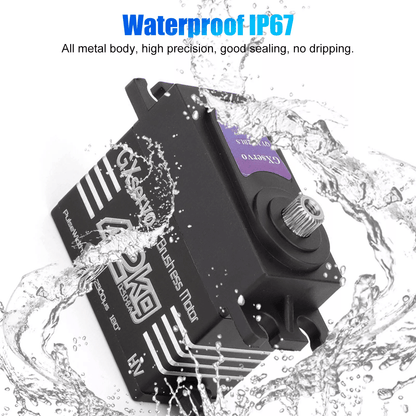 42KG Metal Gear Waterproof Digital Servo High Torque  Speed Brushless Motor For 18 110 RC Car Truck 4