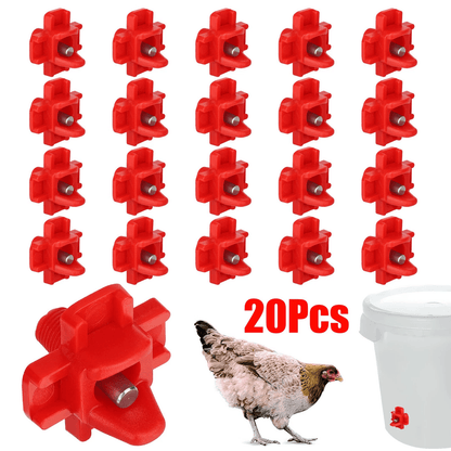 Chicken Nipples Automatic Poultry Waterer Drinker for Hen Duck Quail