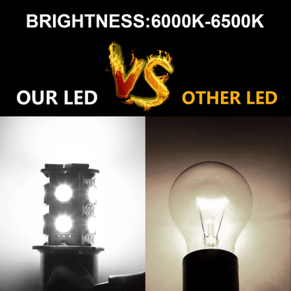 LED Tail Brake Light Bulbs 13 SMD 6500K White For Car Truck 2
