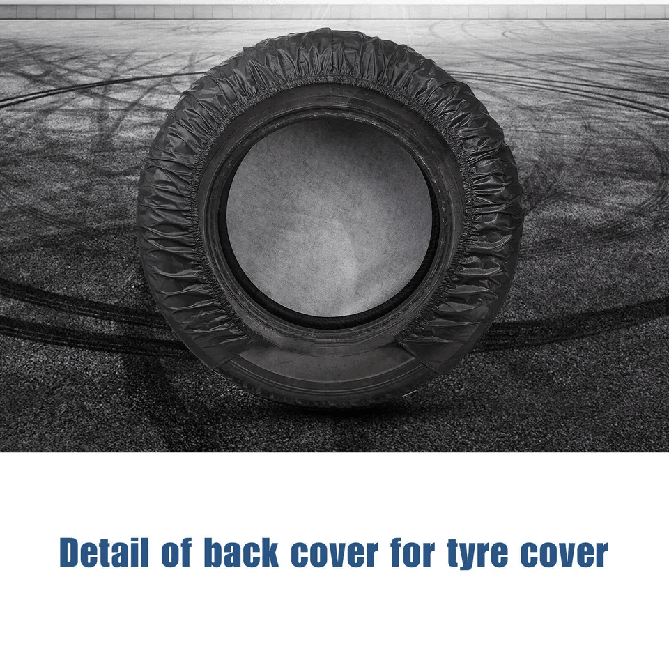 Waterproof Tire Covers For RV Trailer Camper Wheels Sun Protection 2