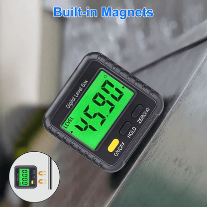 Magnetic Digital Inclinometer Level Box Gauge Angle Finder Protractor Tool 1