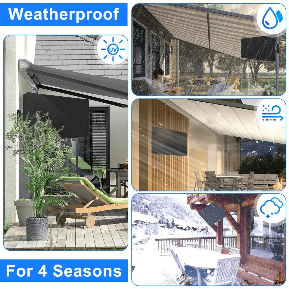 Outdoor TV Cover Fitted Waterproof Weatherproof Television Protector With UV  Dust Guard For Patio  1