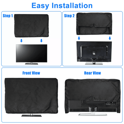 Outdoor TV Cover Fitted Waterproof Weatherproof Television Protector With UV  Dust Guard For Patio  5