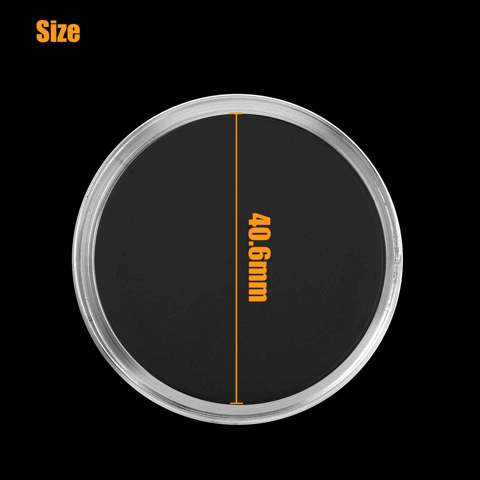 Coin Capsules Holder Storage Case Clear For Silver Eagle Plastic Protective Coin Display Container 6