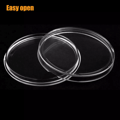 Coin Capsules Holder Storage Case Clear For Silver Eagle Plastic Protective Coin Display Container 2
