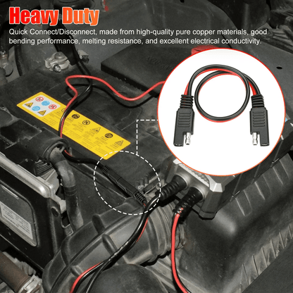 2 Pin Quick Disconnect Wire Power Connectors Cable For Automotive  LED Use 1