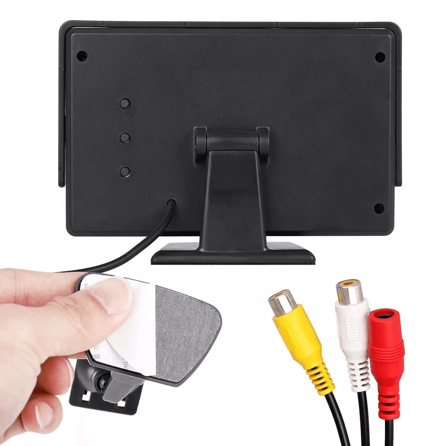 43 HD Monitor Car Backup Reverse Camera Kit With Night Vision Waterproof Rear View Parking License  4
