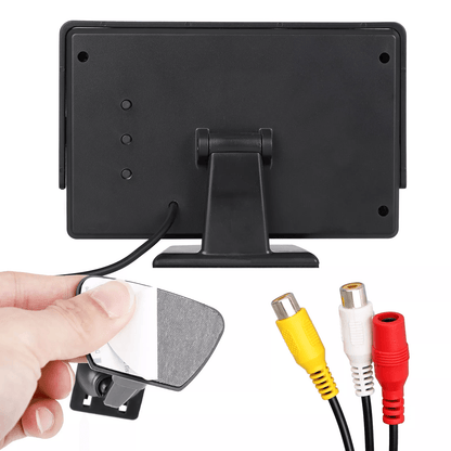 43 HD Monitor Car Backup Reverse Camera Kit With Night Vision Waterproof Rear View Parking License  4