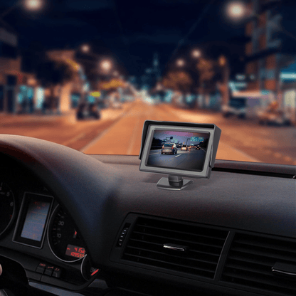 43 HD Monitor Car Backup Reverse Camera Kit With Night Vision Waterproof Rear View Parking License  5