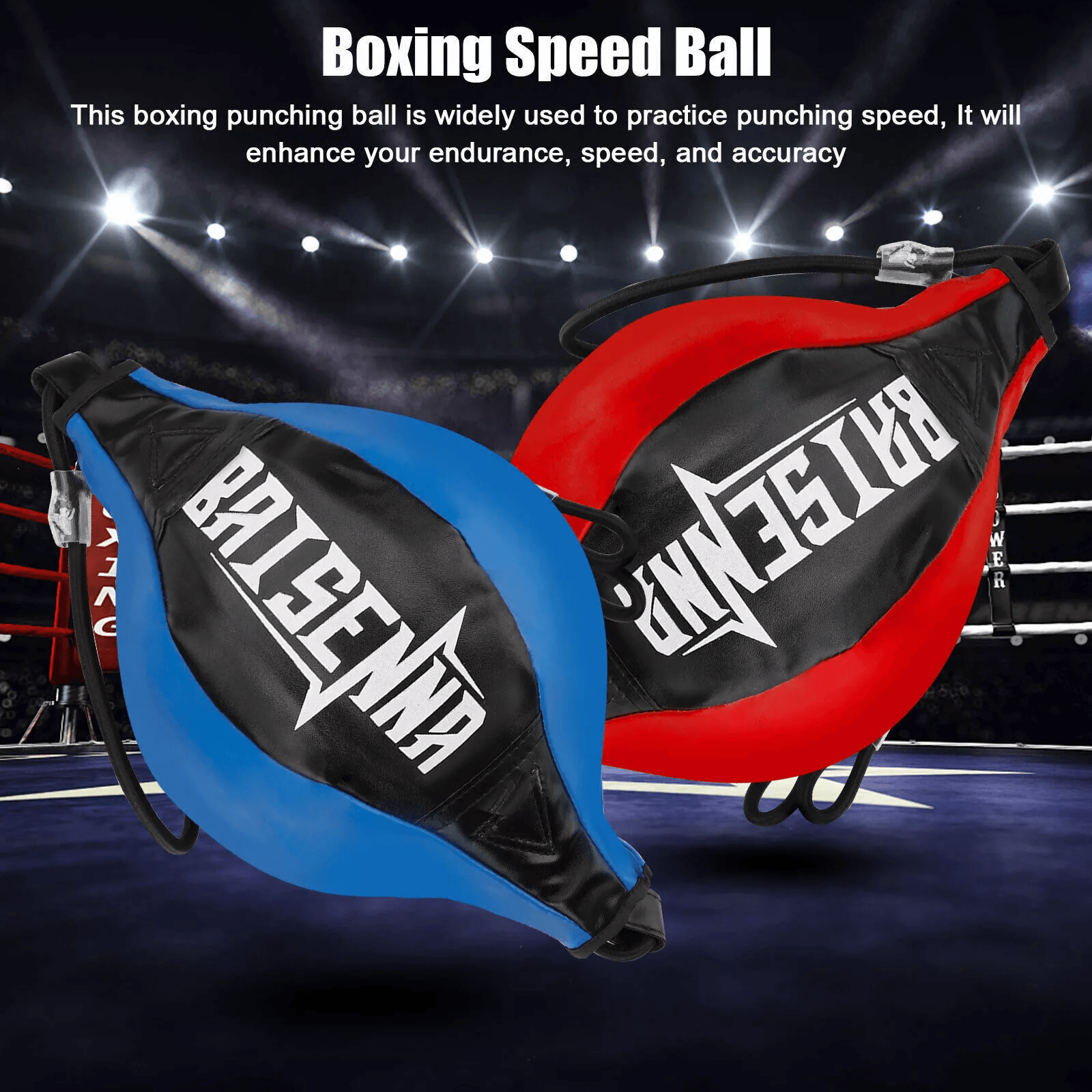 Double End Speed Ball For Boxing  MMA Floor To Ceiling Focus Punching Dodge Bag With Elastic Rope P 7