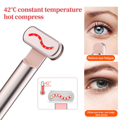 Anti-Wrinkle Skin Care Tool – EMS Microcurrent Facial Massager with Red Light