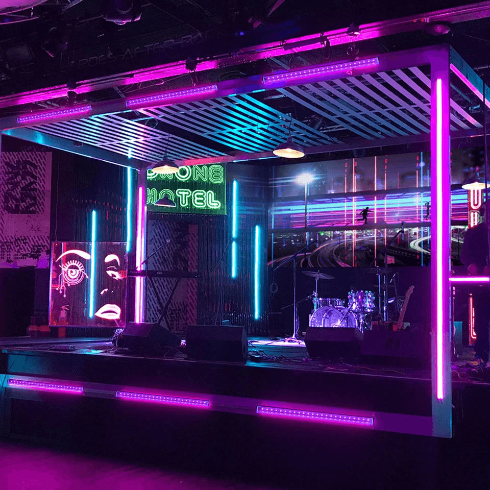 UV Black Light Bar Fixture Strip Lamp Ultraviolet For Party DJ Club Stage 4