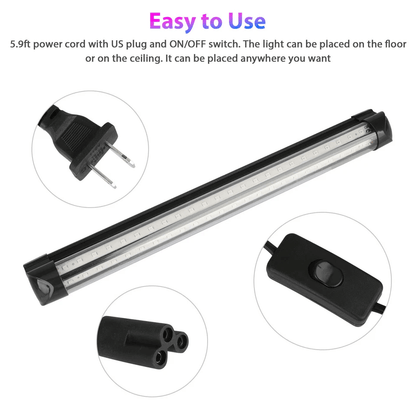 UV Black Light Bar Fixture Strip Lamp Ultraviolet For Party DJ Club Stage 5