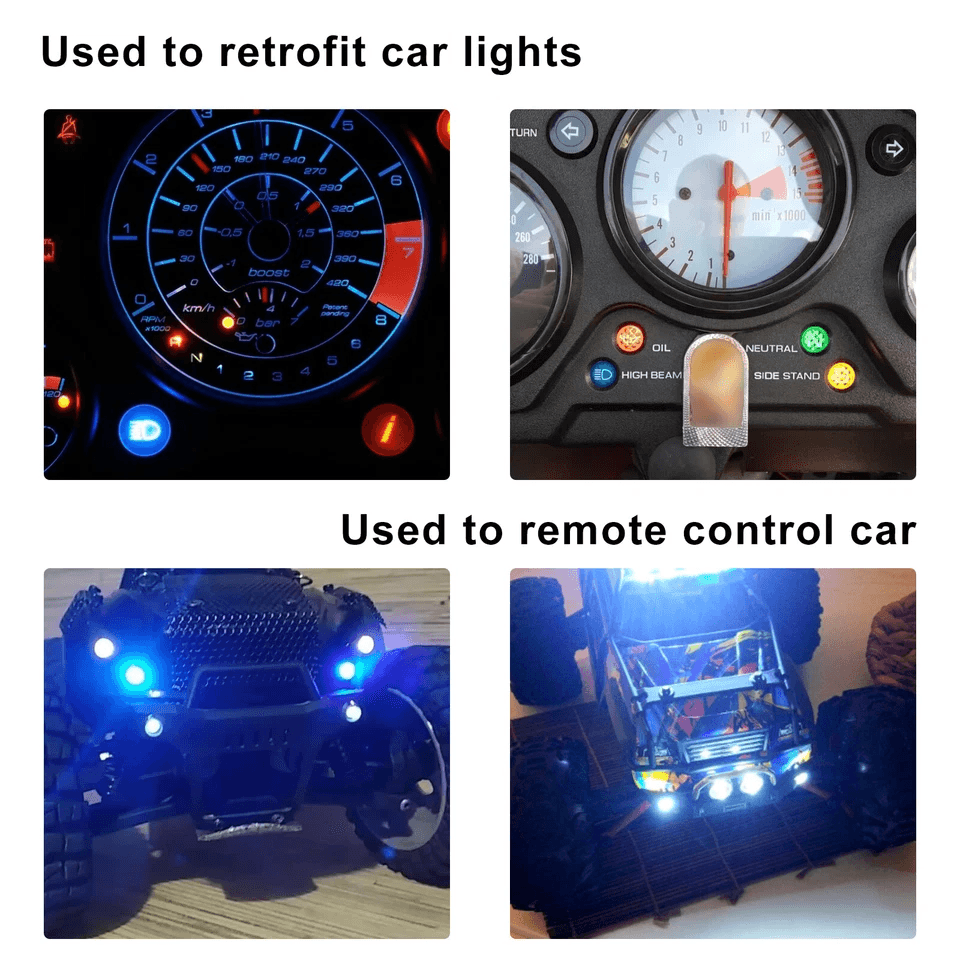 LED Pilot Dash Lights Indicator Lamp For Car Boat Dashboard Panel 4