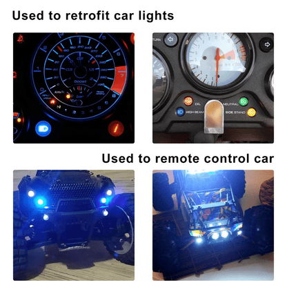 LED Pilot Dash Lights Indicator Lamp For Car Boat Dashboard Panel 4