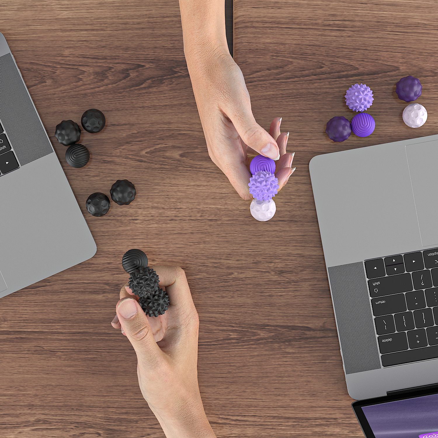 Magnetic Fidget Toy  Anti Stress  Anxiety Sensory Relief With SkinTightening Magnet Balls For Adult 4