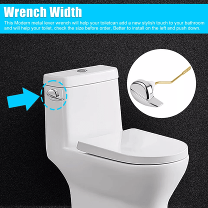Universal Side Mount Toilet Flush Lever Easy Installation For TOTO  Kohler Toilets 4