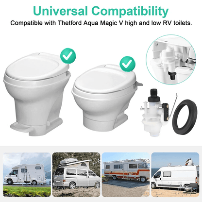 Upgraded Thetford Aqua Magic V RV Toilet Water Valve Replacement Part 2
