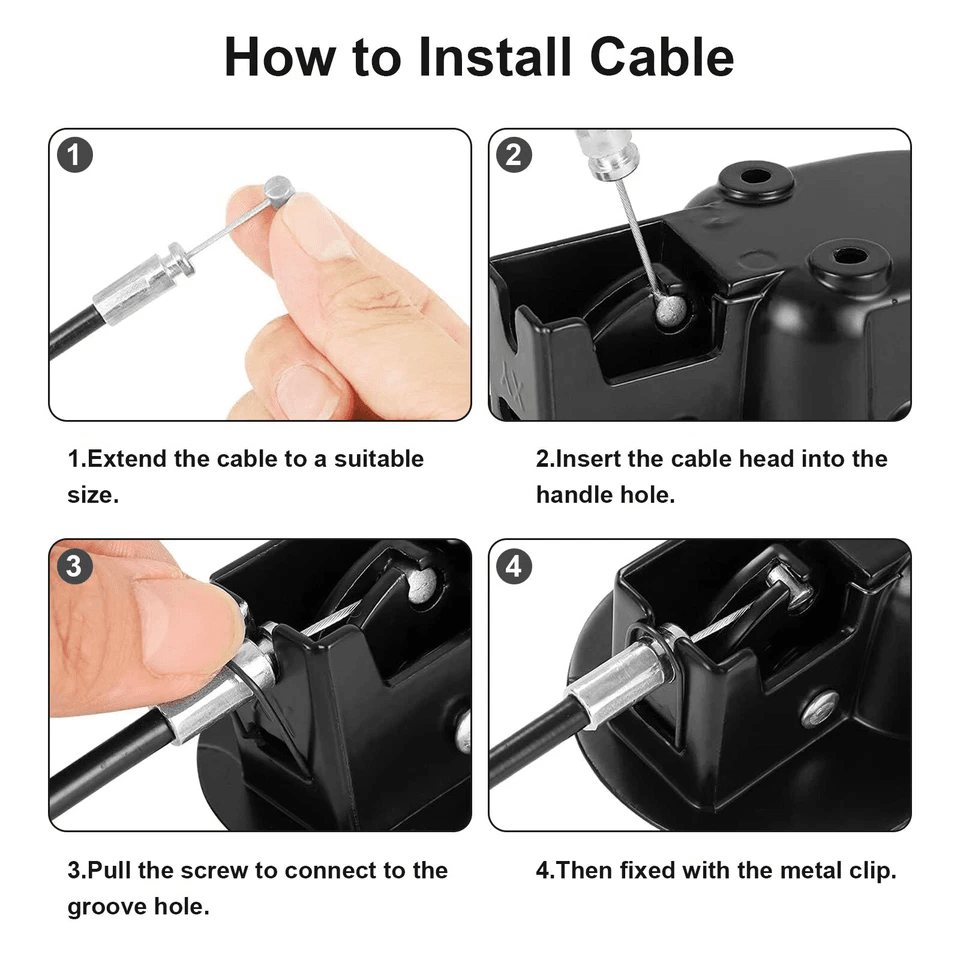 Sofa Recliner Release Pull Handle Replacement With Cable Universal Chair Couch Lever Parts 4
