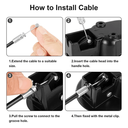 Sofa Recliner Release Pull Handle Replacement With Cable Universal Chair Couch Lever Parts 4