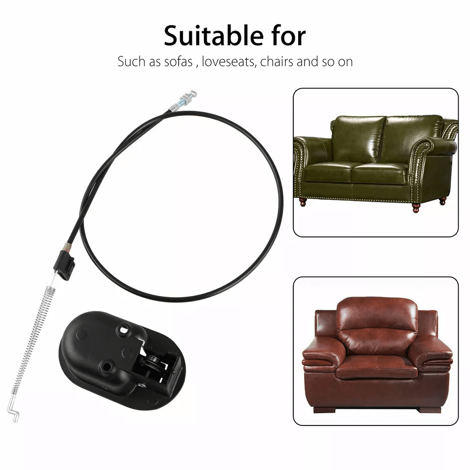 Sofa Recliner Release Pull Handle Replacement With Cable Universal Chair Couch Lever Parts 2
