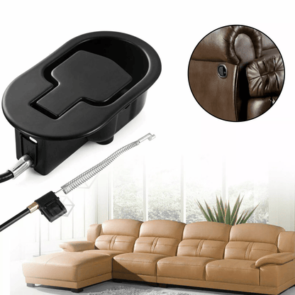 Sofa Recliner Release Pull Handle Replacement with Cable, Universal Chair Couch Lever Parts