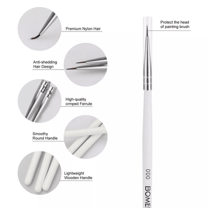 Micro Liner Artist Paint Brush Set For Acrylic Watercolor Miniature Detailing 2