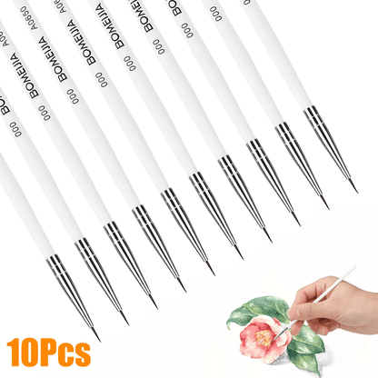 Micro Liner Artist Paint Brush Set for Acrylic Watercolor Miniature Detailing
