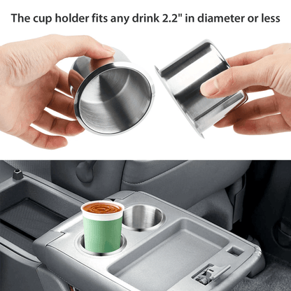 HeavyDuty Stainless Steel Cup Holder Mount Ideal For Marine Boat RV Car Truck  Camper Use AntiCorro 1