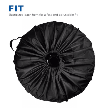 DIY Tyre Wheel Cover For Jeep RV Trailer Camper Black Waterproof Protector 3